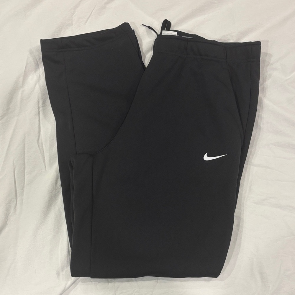 Nike Black Sweatpants with White Logo